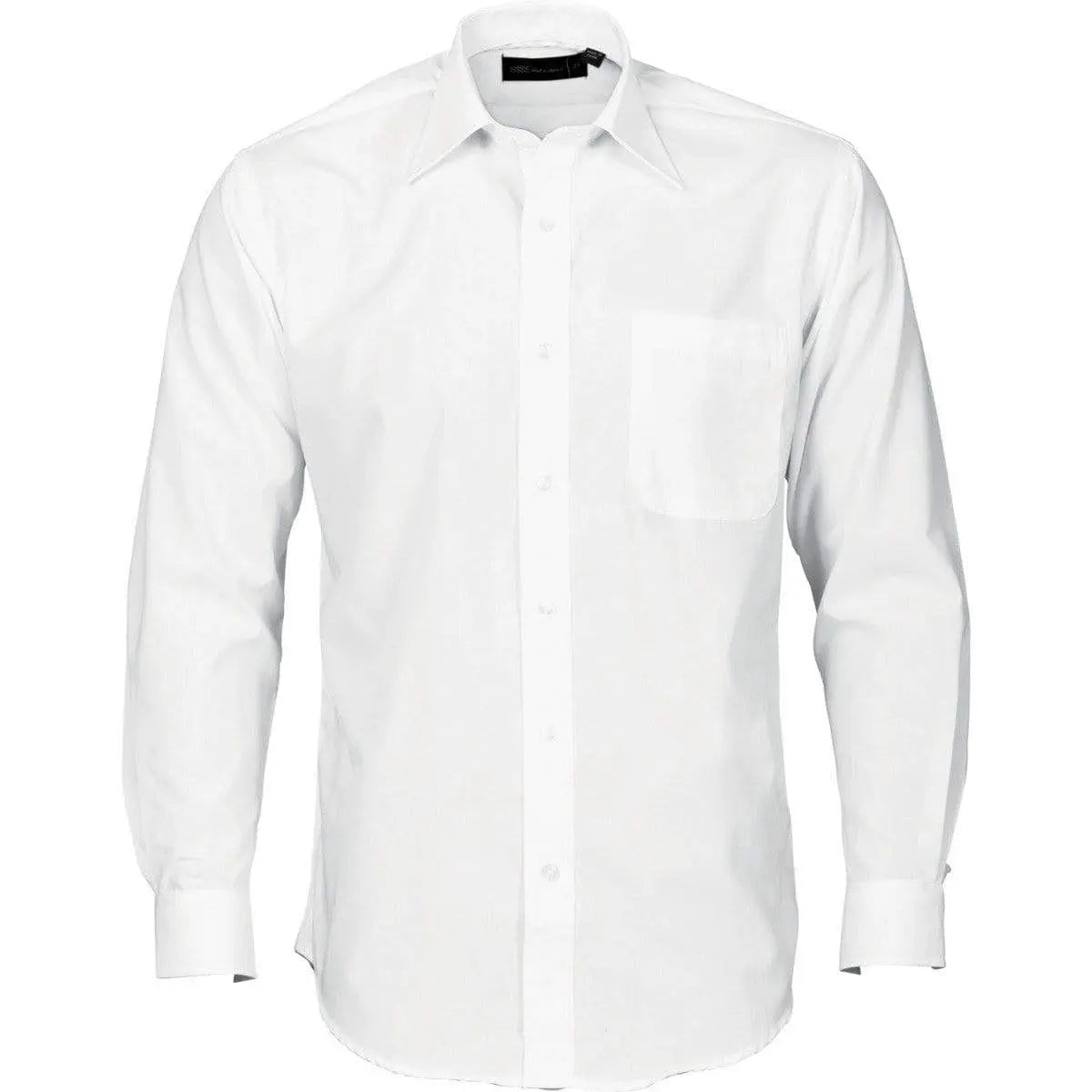 DNC Workwear Corporate Wear White / 5XL DNC WORKWEAR Polyester Cotton Long Sleeve Business Shirt 4132